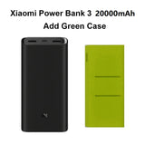 2019 NEW Xiaomi Power Bank 3 20000mAh Mi Powerbank USB-C 45W Portable Charger Dual USB Powerbank for Laptop Smartphone PLM07ZM - Amzon World