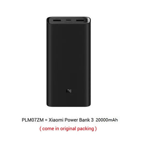 2019 NEW Xiaomi Power Bank 3 20000mAh Mi Powerbank USB-C 45W Portable Charger Dual USB Powerbank for Laptop Smartphone PLM07ZM - Amzon World