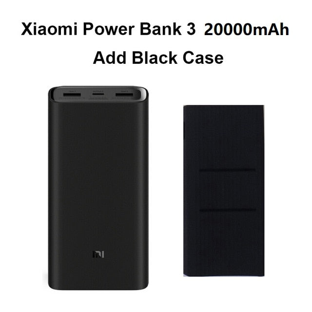 2019 NEW Xiaomi Power Bank 3 20000mAh Mi Powerbank USB-C 45W Portable Charger Dual USB Powerbank for Laptop Smartphone PLM07ZM - Amzon World