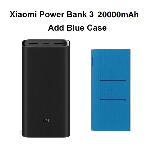 2019 NEW Xiaomi Power Bank 3 20000mAh Mi Powerbank USB-C 45W Portable Charger Dual USB Powerbank for Laptop Smartphone PLM07ZM - Amzon World