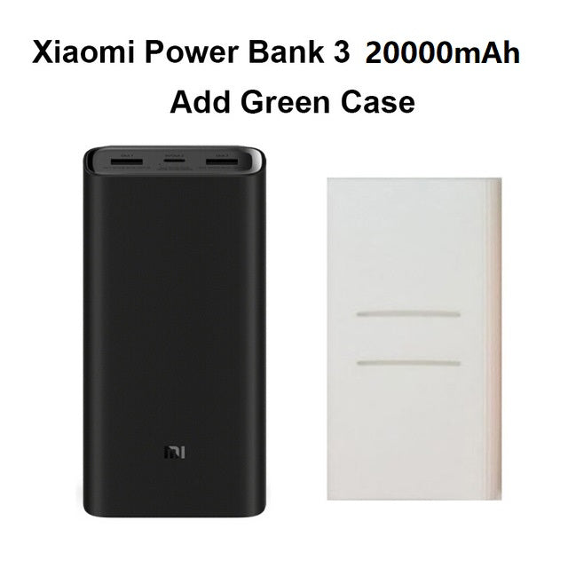2019 NEW Xiaomi Power Bank 3 20000mAh Mi Powerbank USB-C 45W Portable Charger Dual USB Powerbank for Laptop Smartphone PLM07ZM - Amzon World