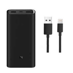 2019 NEW Xiaomi mi Power Bank 20000mAh 3 USB-C 45W Three Ports Output PD Quick Charger Powerbank Xiaomi 2C External Battery Pack - Amzon World
