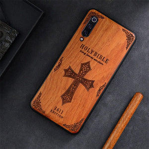 2019 New For Xiaomi Mi 9 Case Slim Wood Back Cover TPU Bumper Case On Xiaomi Mi 9 Xiomi Mi9 SE Phone Cases - Amzon World