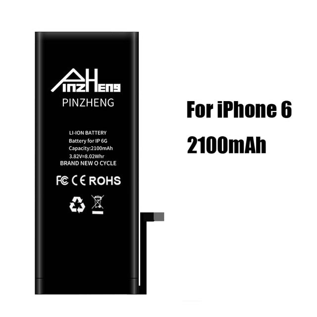 2019 PINZHENG High Capacity Phone Battery For iPhone 6 6S 4 Replacement Batterie 0 Cycle Battery For iPhone 6 6S With Tools Kit - Amzon World