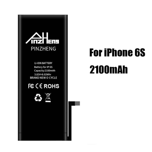 2019 PINZHENG High Capacity Phone Battery For iPhone 6 6S 4 Replacement Batterie 0 Cycle Battery For iPhone 6 6S With Tools Kit - Amzon World