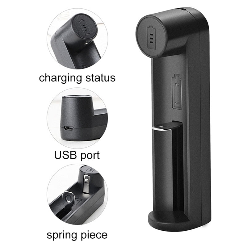 2019 new USB Port Batteries Charger Protection Universal Battery Charger For 18650 Li-ion (no battery) free shipping - Amzon World