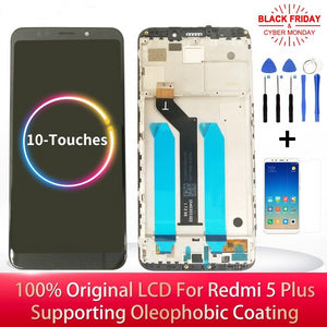 2160*1080 IPS Original LCD For Xiaomi Redmi 5 Plus LCD Display With Frame+Touch Screen For Redmi 5 Plus Display LCD Screen - Amzon World
