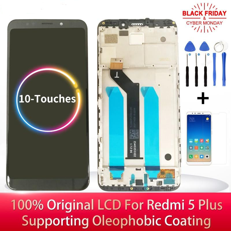 2160*1080 IPS Original LCD For Xiaomi Redmi 5 Plus LCD Display With Frame+Touch Screen For Redmi 5 Plus Display LCD Screen - Amzon World