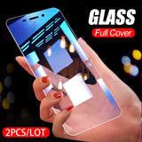 2PCS Full Cover Tempered Glass For Huawei Honor 7A 7C Pro 7A RU Screen Protector Honor 9 9 Lite 8 8 10 Lite Protective Glass - Amzon World