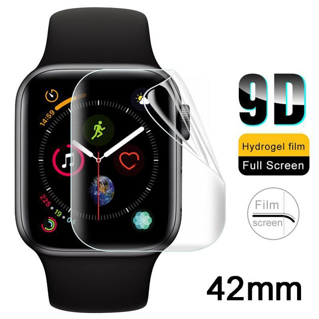 2Pcs Soft Hydrogel Full Screen Protector Film For Apple Watch 38mm 42mm 40mm 44mm Tempered Film For iwatch 4/3/2/1 Not Glass - Amzon World