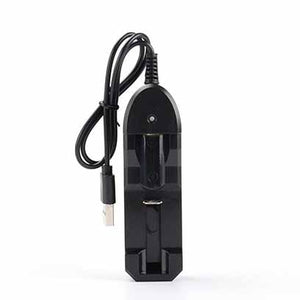 3.7V 18650 Charger Li-ion battery USB independent charging portable electronic cigarette 18350 16340 14500 battery charger - Amzon World