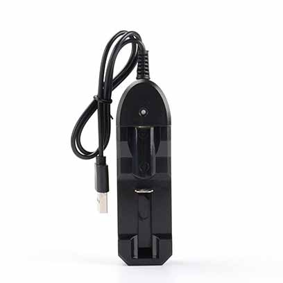 3.7V 18650 Charger Li-ion battery USB independent charging portable electronic cigarette 18350 16340 14500 battery charger - Amzon World