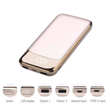 30000mah Power Bank External Battery PoverBank LCD Powerbank Portable Mobile phone Charger For Xiaomi MI iphone7 8 x 18650 - Amzon World