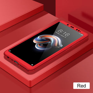 360 Full Cover Protective Phone Case For Xiaomi redmi 6a Case 4X 4A 5 5A 6 For Xiaomi redmi note 5 case 5A 7 6 pro With Glass - Amzon World
