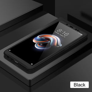 360 Full Cover Protective Phone Case For Xiaomi redmi 6a Case 4X 4A 5 5A 6 For Xiaomi redmi note 5 case 5A 7 6 pro With Glass - Amzon World