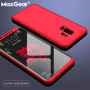 360 Full Protection Case For Samsung Galaxy series Glass Cover - Amzon World