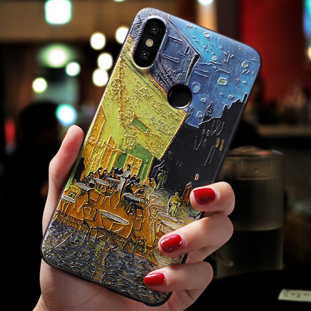 3D Relief Emboss TPU Flower Cover For Xiaomi Mi 8 9 A1 A2 Lite 6X F1 Redmi S2 K20 5 Plus 7 4A 6A Note 7 6 3 4X 5A Pro Case Coque - Amzon World