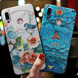 3D Relief Emboss TPU Flower Cover For Xiaomi Mi 8 9 A1 A2 Lite 6X F1 Redmi S2 K20 5 Plus 7 4A 6A Note 7 6 3 4X 5A Pro Case Coque - Amzon World