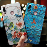 3D Relief Emboss TPU Flower Cover For Xiaomi Mi 8 9 A1 A2 Lite 6X F1 Redmi S2 K20 5 Plus 7 4A 6A Note 7 6 3 4X 5A Pro Case Coque - Amzon World