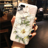 3D Relief Floral Phone Case For OPPO A59 A37 A57 A83 A73 A75 F5 F7 F9 A5 A3S A37 A77 A3 R17 A7X K1 R15 Case Girly Silicon Cover - Amzon World