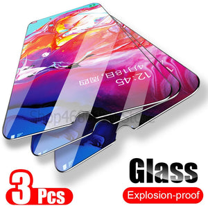 3PCS Tempered Glass For Samsung Galaxy A50 A30 Screen Protector Glass For Samsung Galaxy M20 M30 A20 A20E A40 A80 A70 A60 Glass - Amzon World