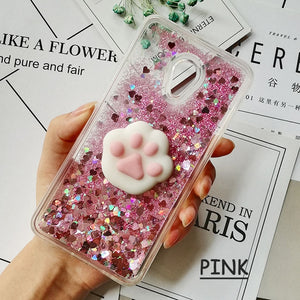 3d Squishy Cat Cases for Meizu M6 Note M5S M3 Note M5 Note MX6 M6S M6 Cover Love Heart Star Glitter Liquid Quicksand Phone Cases - Amzon World