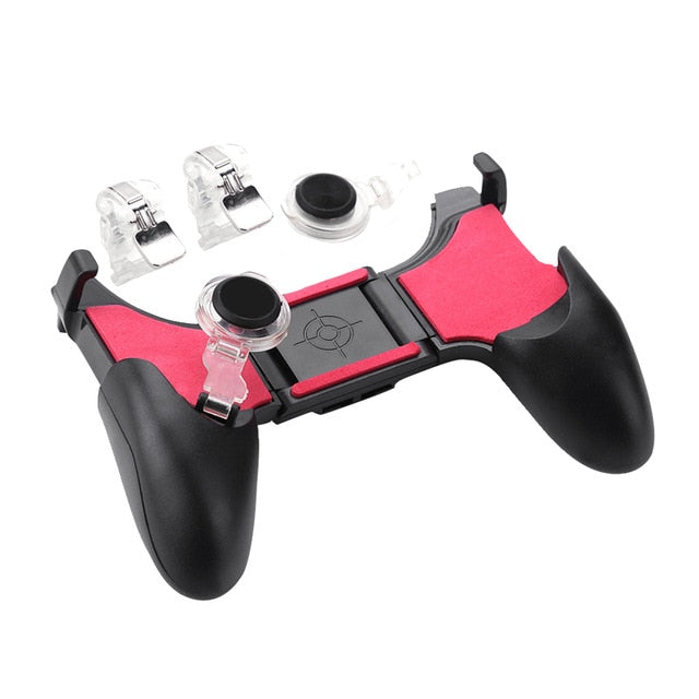 5 in 1 PUBG Moible Controller Gamepad Free Fire L1 R1 Triggers PUGB Mobile Game Pad Grip L1R1 Joystick for iPhone Android Phone - Amzon World