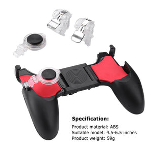 5 in 1 PUBG Moible Controller Gamepad Free Fire L1 R1 Triggers PUGB Mobile Game Pad Grip L1R1 Joystick for iPhone Android Phone - Amzon World