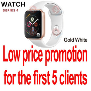 50%off 42mm Smart Watch Series 4 Clock Push Message Bluetooth Connectivity For Android phone IOS apple iPhone 6 7 8 X Smartwatch - Amzon World