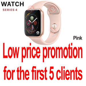 50%off 42mm Smart Watch Series 4 Clock Push Message Bluetooth Connectivity For Android phone IOS apple iPhone 6 7 8 X Smartwatch - Amzon World