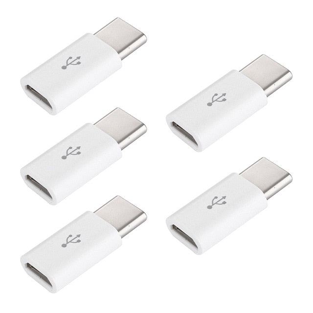 5pcs/lot Micro USB Female to Type C Male Adapter for Xiaomi Mi 8 Redmi Note 7 Huawei P20 Lite Oneplus 6 Samsung S8 Plus S9 - Amzon World