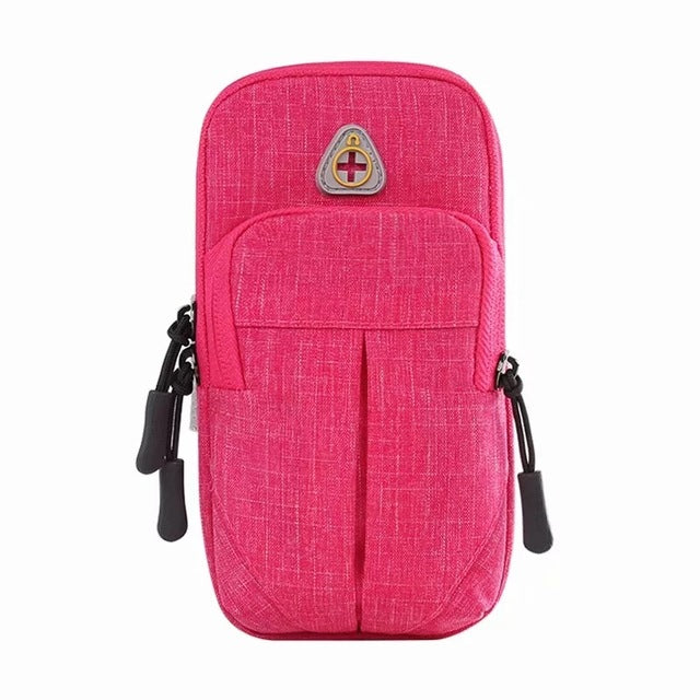 6.0" Universal Mobile Phone Bags Holder Outdoor Sport Arm Pouch Bag For iPhone 6.5" On Hand Sports Running Armband Bag Arm Case - Amzon World
