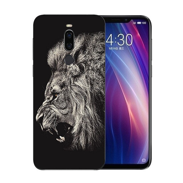 6.2 inch for Meizu X8 Transparent Gel Soft Phone Case for Meizu X8 Shell Ultrathin TPU Horse Pattern Full Protection Back Covers - Amzon World
