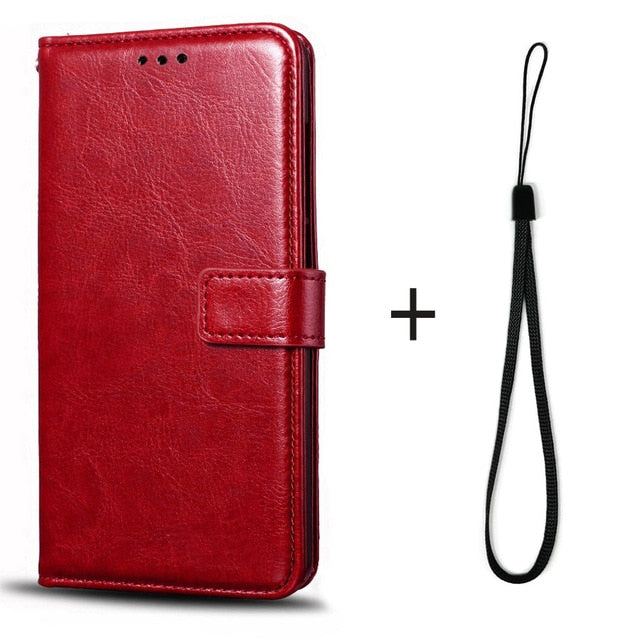 6.26" Cases For Xiaomi Redmi 7 Case Cover Magnetic Flip Business Wallet Leather Phone case For Redmi 7 Coque with Card Holder - Amzon World