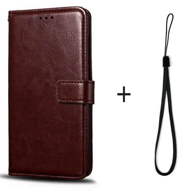6.26" Cases For Xiaomi Redmi 7 Case Cover Magnetic Flip Business Wallet Leather Phone case For Redmi 7 Coque with Card Holder - Amzon World