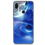 6.3'' For Xiaomi Redmi Note 7 Case Glass Back Hard Cover For Xiaomi Redmi Note 7 Case Note7 Soft Bumper Tempered Fashion Note 7S - Amzon World