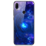 6.3'' For Xiaomi Redmi Note 7 Case Glass Back Hard Cover For Xiaomi Redmi Note 7 Case Note7 Soft Bumper Tempered Fashion Note 7S - Amzon World
