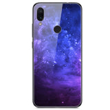 6.3'' For Xiaomi Redmi Note 7 Case Glass Back Hard Cover For Xiaomi Redmi Note 7 Case Note7 Soft Bumper Tempered Fashion Note 7S - Amzon World