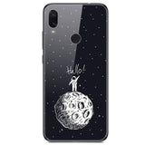 6.3'' For Xiaomi Redmi Note 7 Case Glass Back Hard Cover For Xiaomi Redmi Note 7 Case Note7 Soft Bumper Tempered Fashion Note 7S - Amzon World