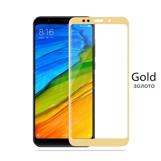 9H Tempered Glass For Xiaomi Redmi 5 Redmi 5 Plus Full Cover Screen Protector For Redmi5 Redmi5plus Phone Glass Protective Film - Amzon World