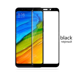 9H Tempered Glass For Xiaomi Redmi 5 Redmi 5 Plus Full Cover Screen Protector For Redmi5 Redmi5plus Phone Glass Protective Film - Amzon World