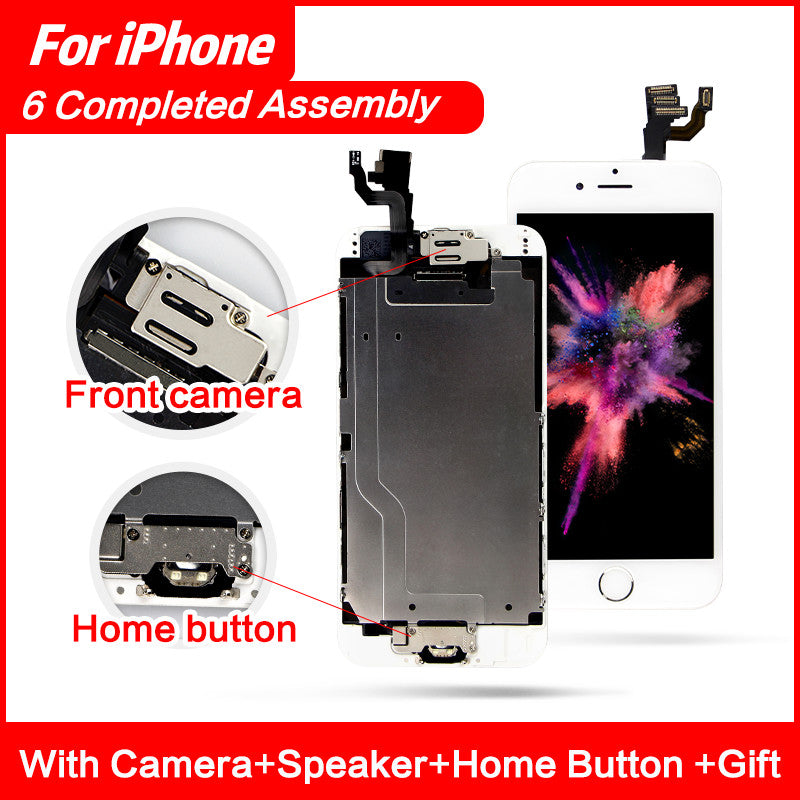 AAA+++ For iPhone 6 6Plus 6S Plus LCD Full Assembly Complete 100% With 3D Force Touch Screen Replacement Display No Dead Pixel - Amzon World
