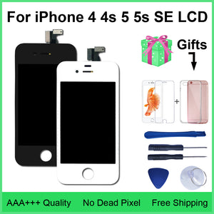 AAA Quality LCD  4s 4  5  Display Touch Screen Digitizer Assembly For iPhone 5 5c 5s SE LCD - Amzon World
