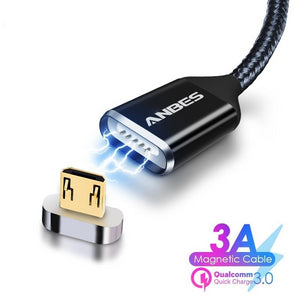 Magnetic Micro USB Cable For Xiaomi Huawei Android Mobile Phone Fast Charging - Amzon World
