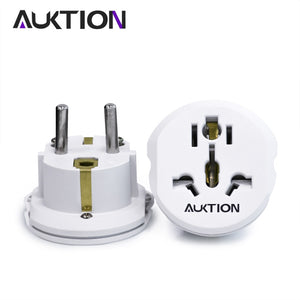 AUKTION 5Pcs/Lot 16A Universal EU(Europe) Converter Adapter 250V AC Travel Charger Wall Power Plug Socket Adapter For US UK AU - Amzon World