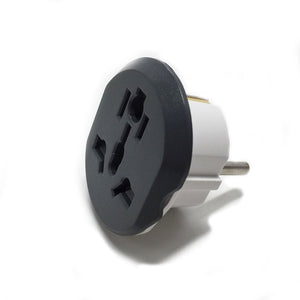 AUKTION Universal EU Plug Adapter 16A Electrical Plugs International Power Socket Converter AC 250V for Home Office Travel - Amzon World