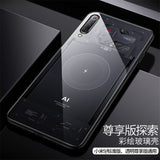 Aixuan Glass Case For Xiaomi mi 9/Mi9 Explorer/Xiaomi mi 9 SE Case painted Tempered Glass Silicon Protective full Cover Cases - Amzon World