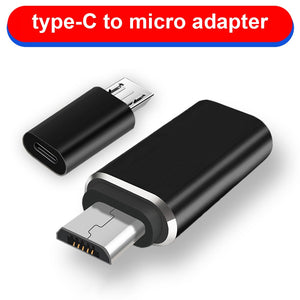 Aluminium Alloy Micro USB Male to Type C Female Adapter Converter Connector for Phone Tablet NK-Shopping - Amzon World