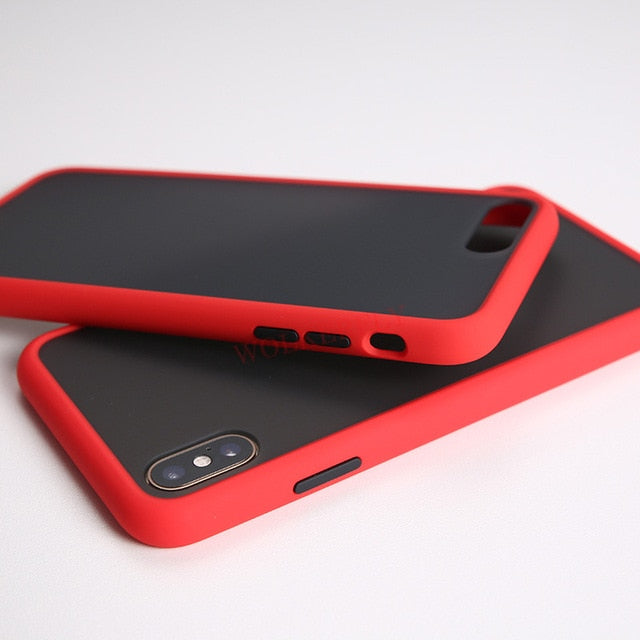 Anti-knock Armor case For Xiaomi Redmi Note 7 6 Note 8 Pro 8T 8A 7A For Xiaomi Mi 10 Pro 8 9 Lite 9T cc9e A3 Poco F1 Matte case - Amzon World