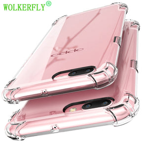 Anti-knock Silicone Case for OPPO R9 R9S R10 R11 Plus R15 A33 A37 A39 A57 A59 A77 R7S F3 F5 F7 TPU Clear Cover Full Protective - Amzon World